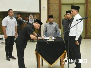 Penjabat Bupati Kampar Lantik 39 Kepala Sekolah Se-Kabupaten Kampar