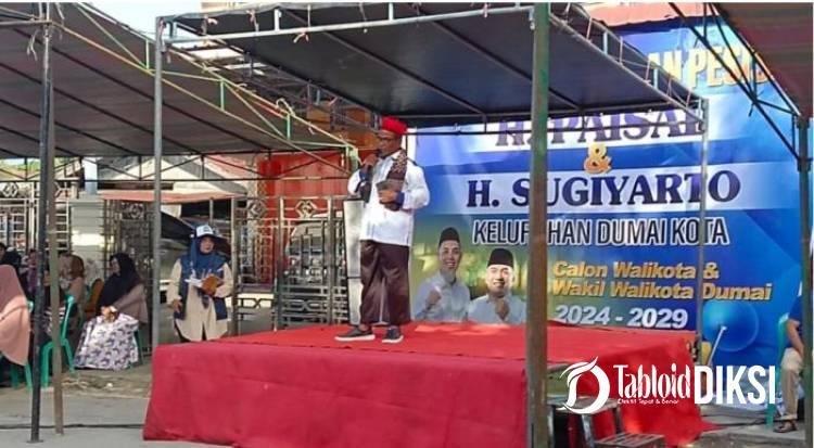 Ratusan Warga Sambut Kampanye H. Paisal di Jalan Tenaga Dumai