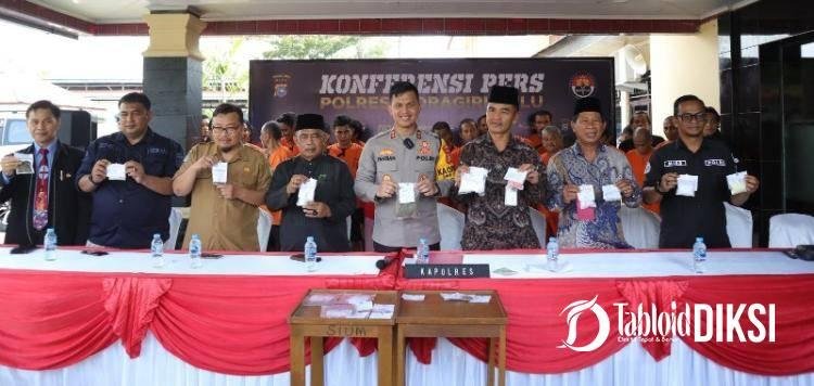 Asta Cita Presiden! Polres Inhu Ungkap Peredaran Narkoba, 28 Tersangka Ditangkap dalam Sebulan