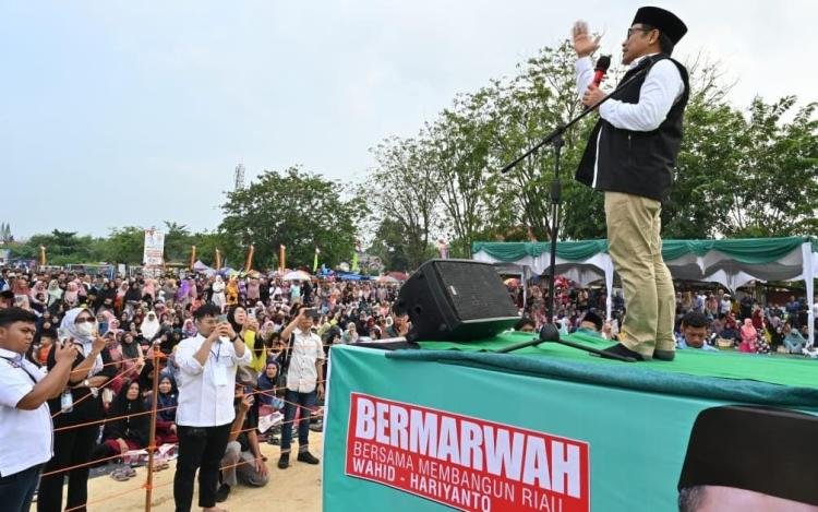 Cak Imin Dukung Abdul Wahid di Tabligh Akbar, Riau Siap Jadi Contoh Provinsi Lain