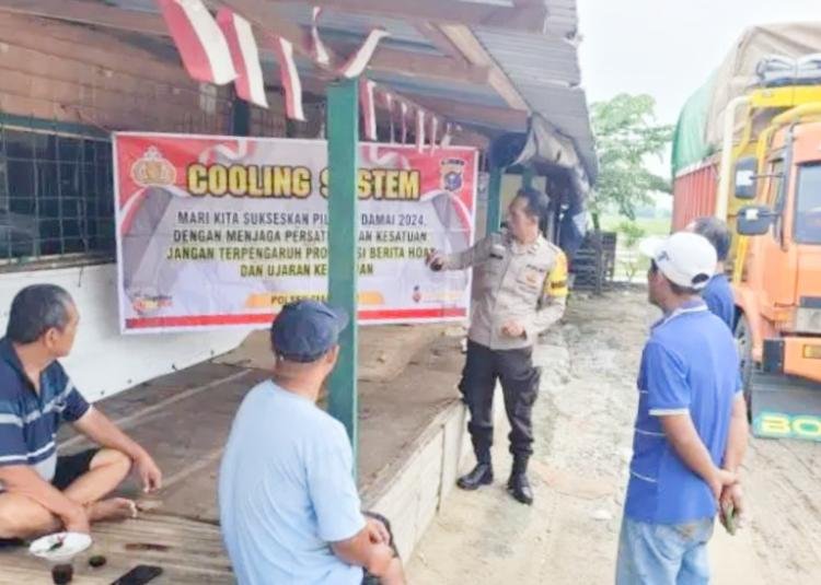 Polsek Siak Hulu Ajak Sopir Lintas Daerah Tolak Golput di Pilkada 2024