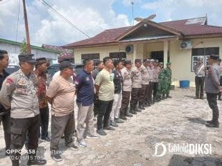 Yuzar-Misharti Kampanye Di Pasar Gunung Sahilan, TNI-Polri dan PKD se-Kecamatan Gelar Pengamanan Tahapan Pilkada 2024 !