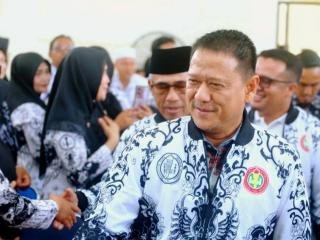 Pj Bupati Hambali Hadiri Peringatan Hari Guru dan Hari Persatuan Guru Republik Indonesia ke-79