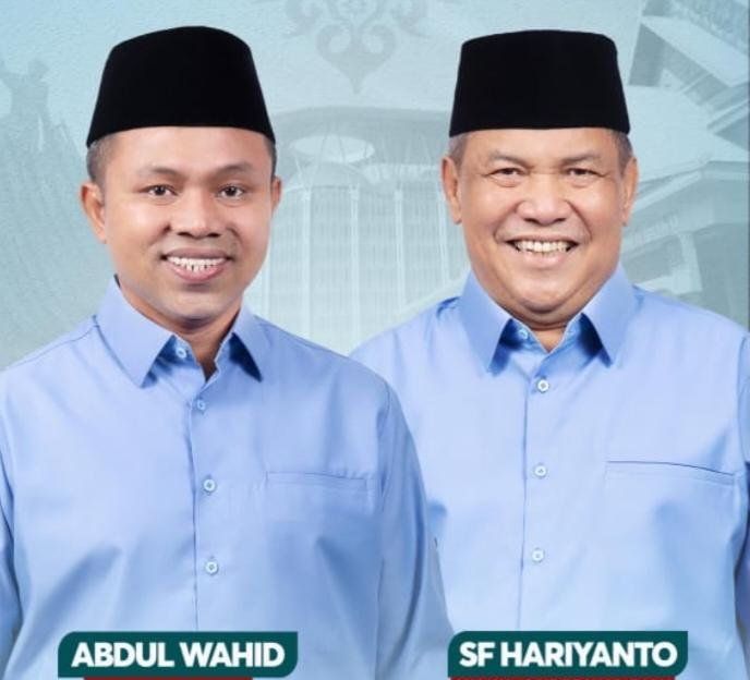 Paslon Nomor 1 Abdul Wahid - SF Hariyanto Menang Telak di 14 Kecamatan Kota