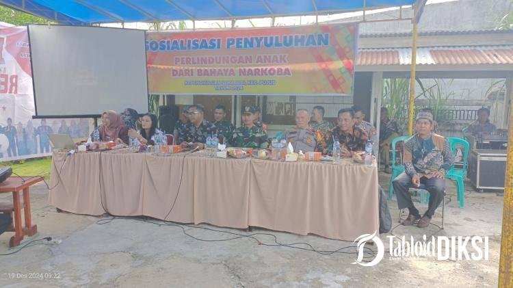 Hadiri Kegiatan Sosialisasi Di Kepenghuluan Sukajadi, Danramil 06/TM Sebagai Narasumber