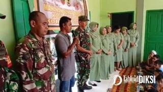 Danramil 06/TM, Berikan Makan Siang Gratis Bergizi di Makoramil SDN 01 Tanjung Medan