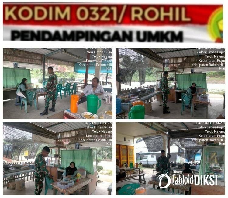 Selaian Tugas Menjaga Keamanan Disetiap Wilayah Binaan, Babinsa Koramil 06/TM Berikan Pendampingan Pelaku UMKM