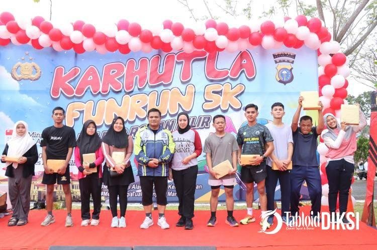 Polres Rohil Gelar Karhutla Funrun 5K dan Deklarasi Kamtibmas