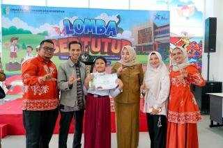 Siswi SDN 001 Perhentian Luas Raih Peringkat I (Pertama) Lomba Bertutur Tingkat SD/MI Se Kuansing