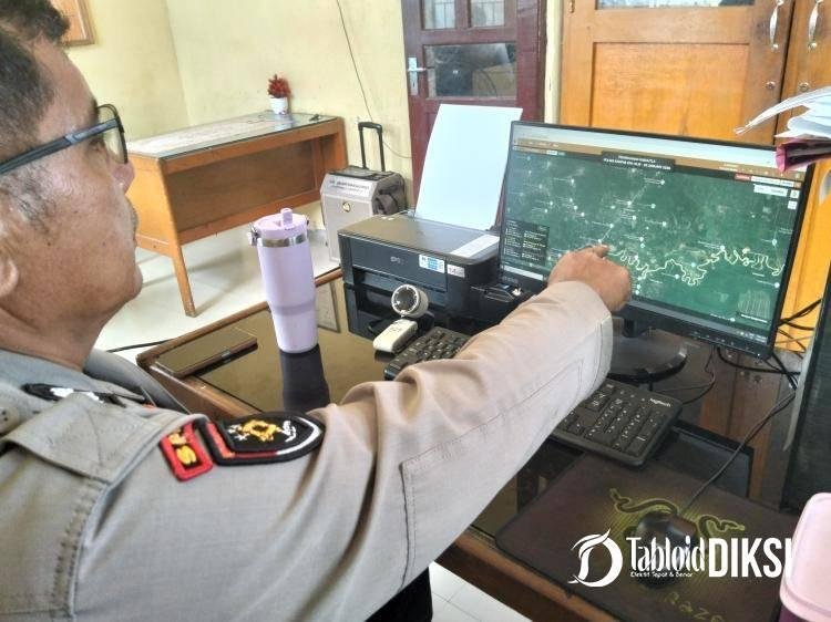 Polsek Kampar Kiri Hilir Intensifkan Pantauan Dashboard Lancang Kuning, Pastikan Wilayah Bebas Karhutla!