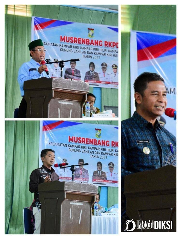 Bupati Pimpin Musrenbang RKPD 2027: DPRD Kampar Tegaskan Eksekutif Akomodir Usulan di Dapil VI !