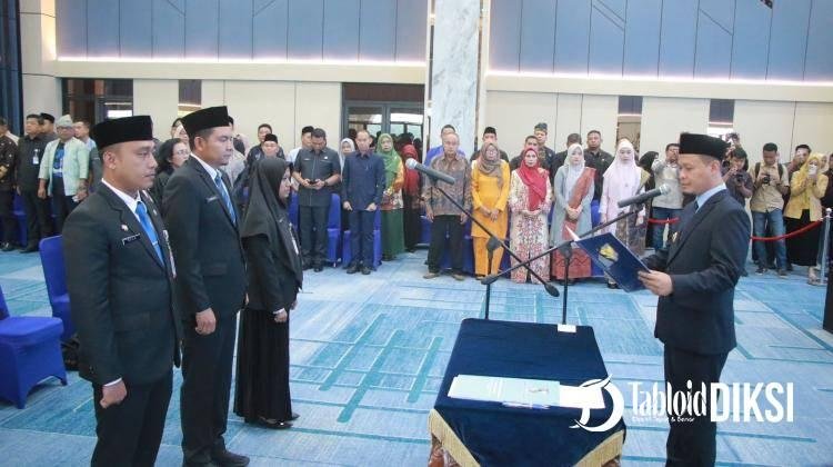 Agung Nugroho Resmi Lantik 21 Pejabat, Kadis LHK dan Kepala Bapenda Berganti