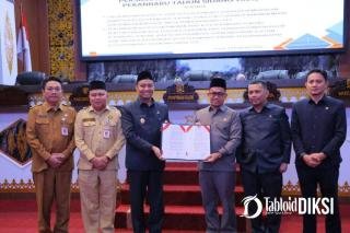Paripurna DPRD Pekanbaru Bahas Ranperda Penanaman Modal, Wawako Markarius Anwar Hadir