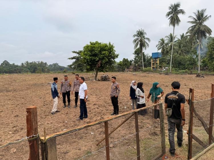 Polsek Cerenti Bergerak Dukung Asta Cita Presiden, Desa Sikakak Siap Jadi Lahan Ketahanan Pangan Jagung Pipil