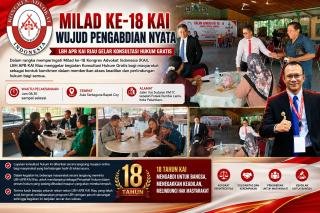 LBH APB KAI Riau Bantu Warga Hadapi Persoalan Hukum pada Momentum Milad KAI