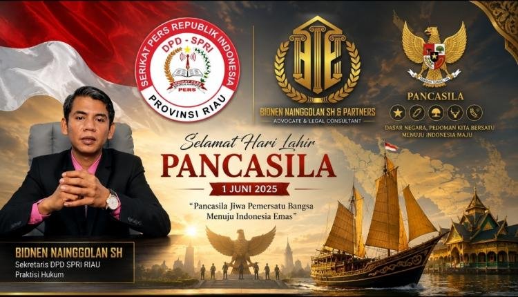 Bidnen Nainggolan SH Ucapkan Selamat Hari Lahir Pancasila