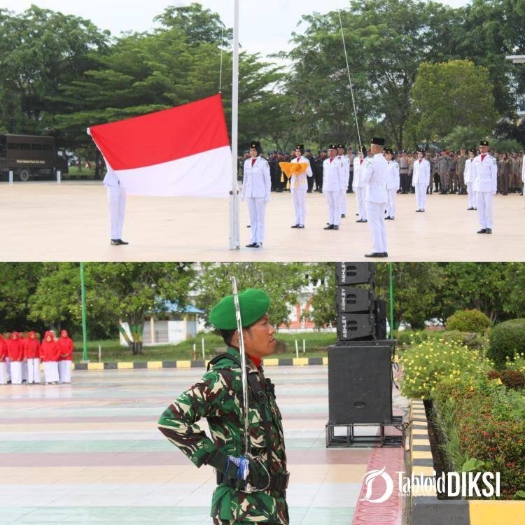Dandim 0321/Rohil Letkol Inf. Diki Apriyadi Hadiri Upacara Peringatan Hari Lahir Pancasila