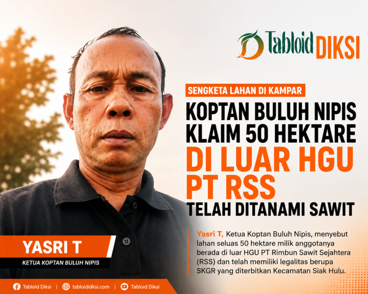 Diduga Kuasai 50 Hektare Lahan Warga, PT RSS Diprotes Koptan Buluh Nipis