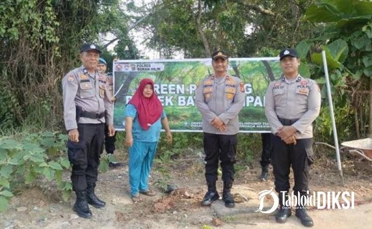 Green Policing, Polsek Batu Hampar Tanam Pohon dan Ajak Warga Selamatkan Lingkungan