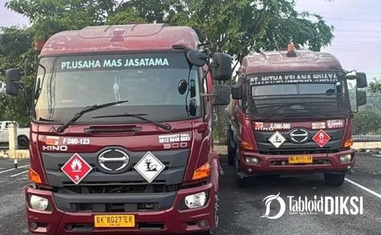 Polda Riau Bongkar Mafia BBM Subsidi di Rohil, Tiga Tersangka Dibekuk, Dua Truk Tangki Disita