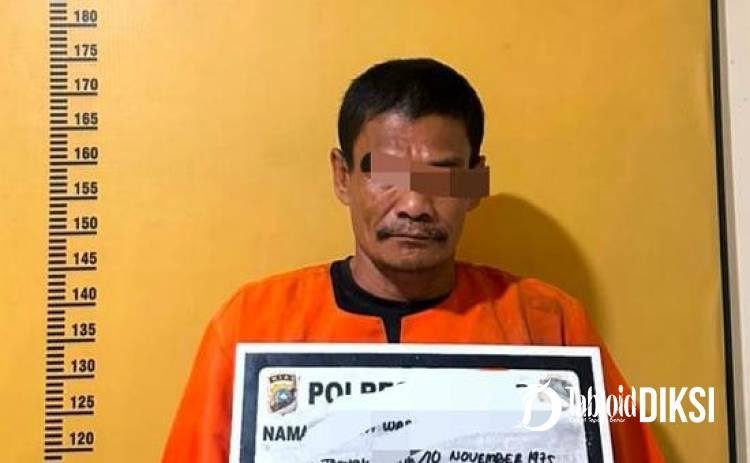 Polsek Siak Hulu Ciduk Pria 51 Tahun Simpan 11 Paket Sabu Siap Edar