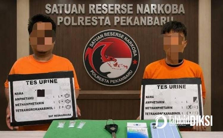 Polresta Pekanbaru Gulung Jaringan Sabu Kamter, Dua Pria Ditangkap 