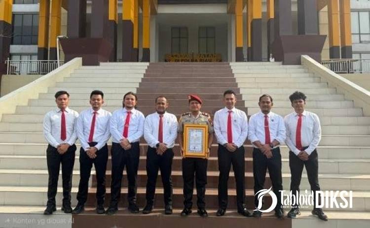 Ungkap Narkoba dan Senpi Rakitan, 8 Personel Polres Kampar Terima Penghargaan Kapolda
