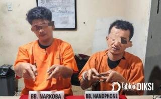 Digerebek di Kamar, Dua Pengguna Sabu di Bangkinang Kota Diciduk Satresnarkoba Polres Kampar