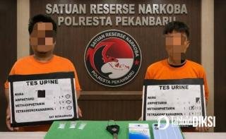 Polresta Pekanbaru Gulung Jaringan Sabu Kamter, Dua Pria Ditangkap 