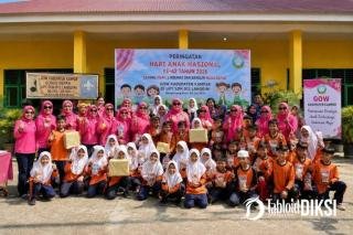 GOW Kabupaten Kampar Semarakkan Hari Anak Nasional 2026 di SDN 012 Langgini