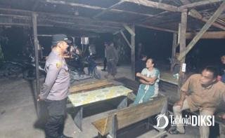 Polsek Tambang Gelar Razia Warem, Polisi Sita Tuak dan Tegur Tiga Kafe Remang-remang