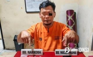 Pengedar Sabu 6,81 Gram diciduk Polsek Tapung, Pemasok Diburu