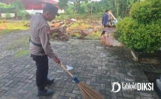 Dari Halaman hingga Toilet, Polsek Batu Hampar Gerakkan Program ASRI Demi Lingkungan Sehat