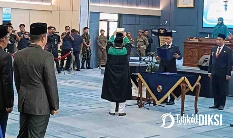 Agung Resmi Lantik Zulhelmi Jadi Sekda, Pesan Keras: Layani Rakyat