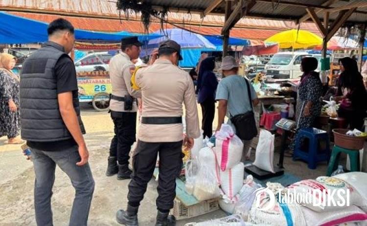 Patroli Pasar Senin Batu Hampar, Polisi Perketat Pengawasan demi Rasa Aman Warga