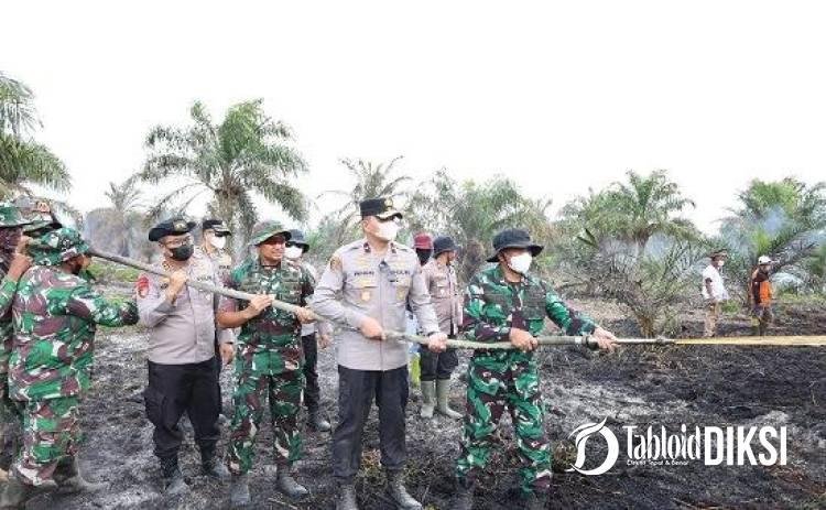 Patroli Udara Polda Riau Sisir Titik Rawan Karhutla, 6 Hektare Lahan Berhasil Dipadamkan
