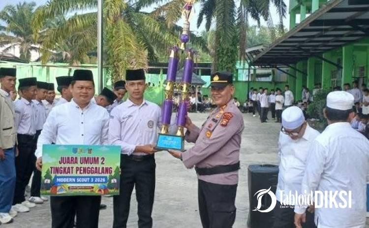 Kapolsek Kampar Tekankan 3 Kunci Sukses ke Santri: Jujur, Disiplin, Berani