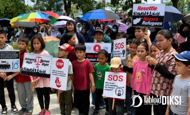 Pengungsi Afghanistan Demo di Pekanbaru, Desak Kepastian Masa Depan