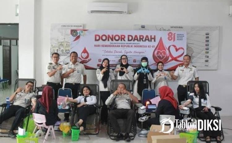 Setetes Darah dari Petugas Lapas Pekanbaru Jadi Wujud Nyata Kepedulian di HUT RI ke-81