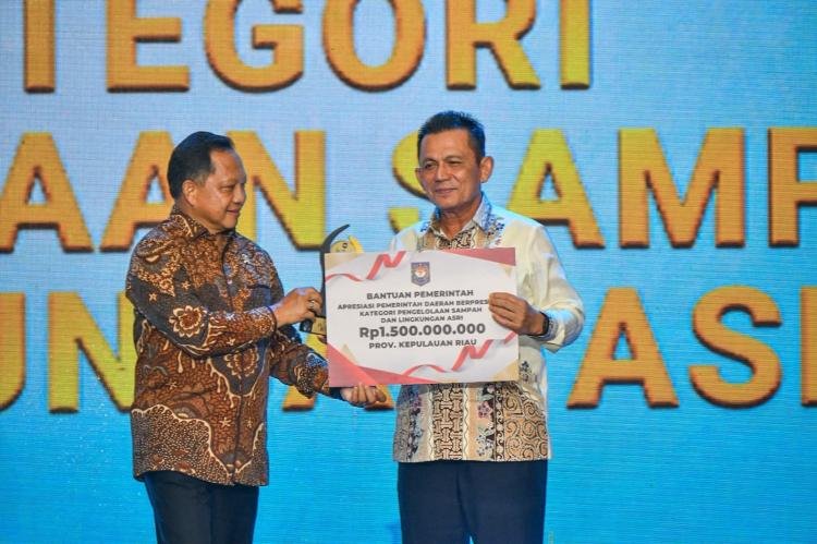 Konsisten Jaga Kebersihan, Kepri Sabet Terbaik II Regional Sumatera