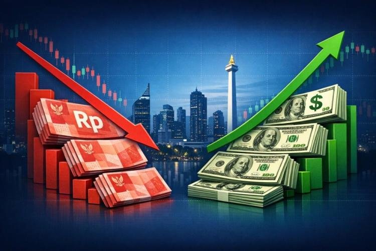 Rupiah Melemah ke Rp17.877 per Dolar AS, Pasar Masih Dibayangi Sentimen Global