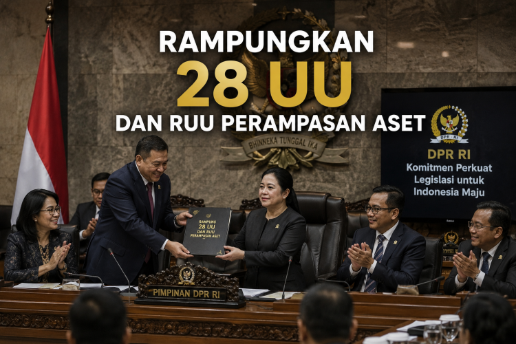 DPR RI Rampungkan 28 UU, RUU Perampasan Aset Jadi Sorotan
