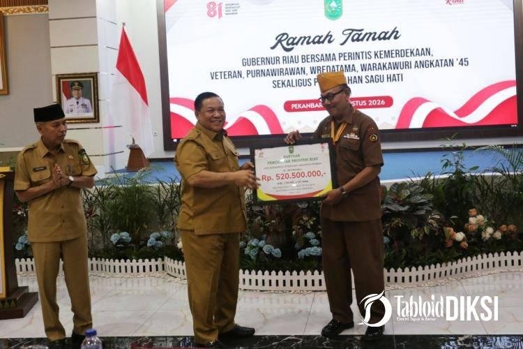 Rp520,5 Juta Disalurkan Pemprov Riau untuk 347 Veteran dan Keluarganya
