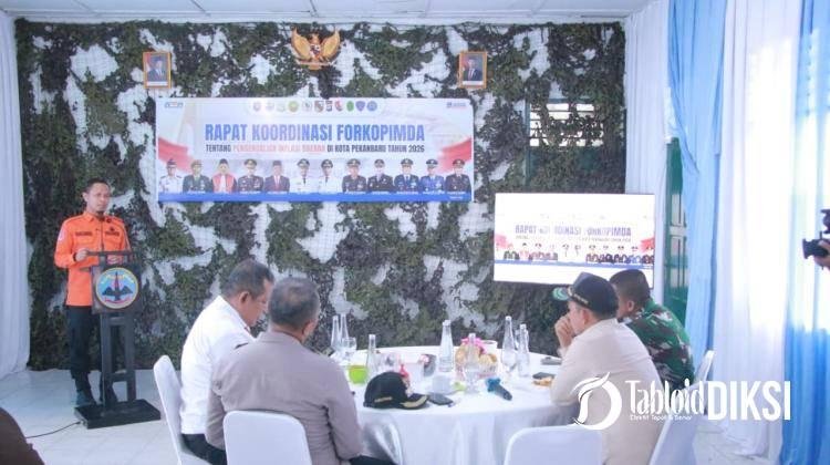 Wako Agung Pimpin Rapat Forkopimda, Harga Ayam hingga Antisipasi Karhutla Jadi Bahasan