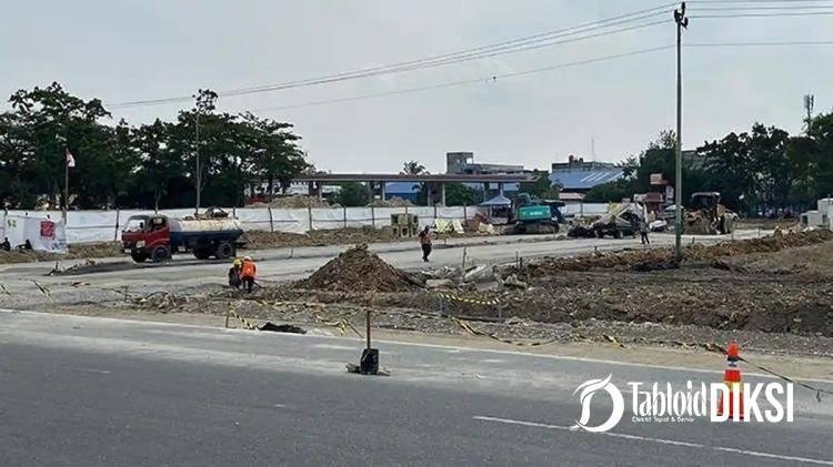 Pengerjaan Simpang Arifin Achmad-Sudirman Pekanbaru Capai 30 Persen, Ditargetkan Rampung Akhir 2026