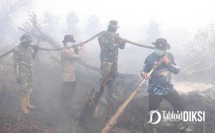 Asap Belum Hilang, 283 Personel Kepung Karhutla 13 Hektare di Kampar