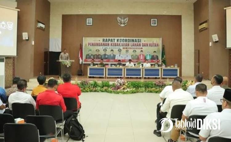 Hotspot Nihil, Kampar Belum Boleh Lengah, Kapolres Kampar Gelar Rapat Lintas Instansi