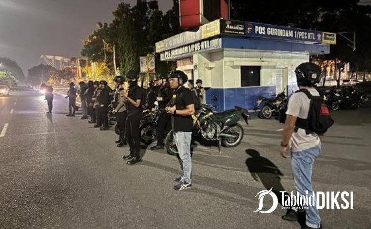 Polisi Persempit Ruang Gerak Geng, Tim RAGA Patroli Pekanbaru hingga Dini Hari