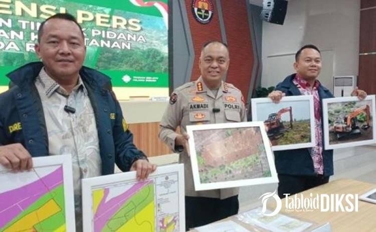 Ekskavator Disita, Polda Riau Tetapkan 2 Tersangka Dugaan Perambahan Hutan Rohil