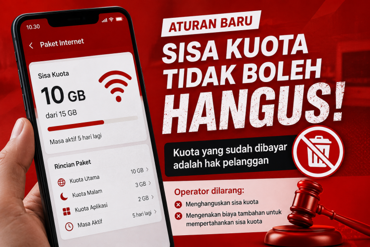Menkomdigi Tegaskan Operator Wajib Lindungi Sisa Kuota Pelanggan